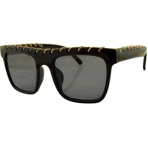 Gold Stitch Sunglasses