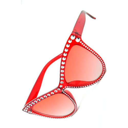 Rhinestone Cat Eye Sunglasses
