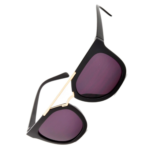 SF-AF-924 Double Front Bar Sunglasses Black