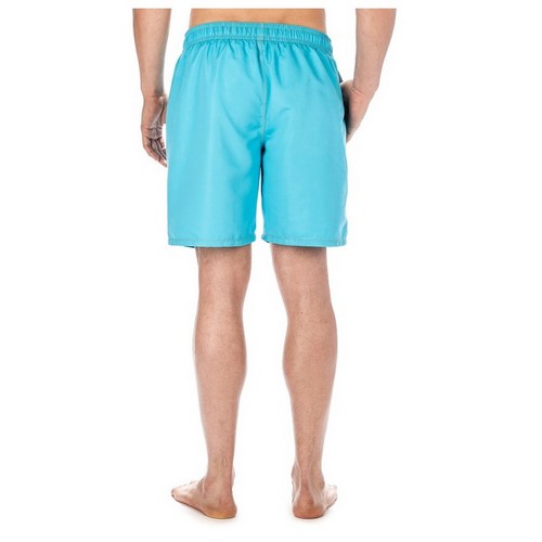 Premium Microfiber Mesh Swim Trunks Aqua