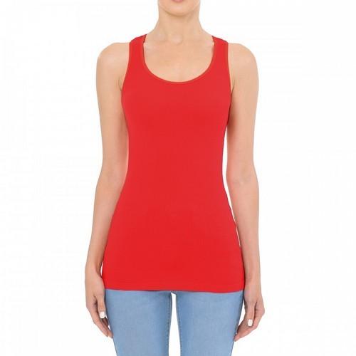 63223 Seamless Racerback Tank B.Red