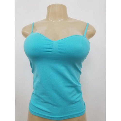 Padded Bra Seamless Cami New Aqua
