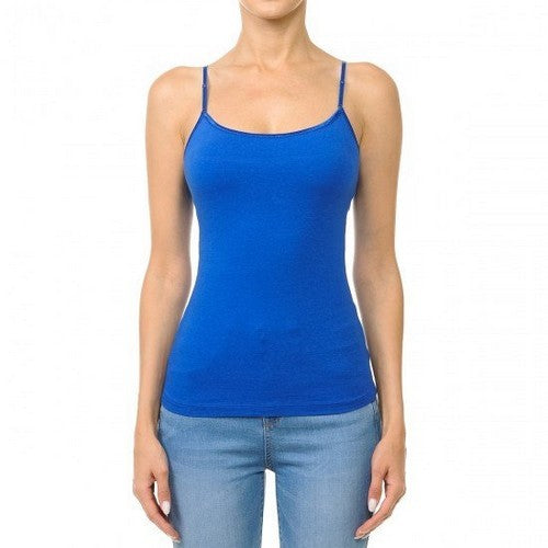 Vest With Built-In Bra in Royal Blue