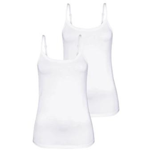 Strappy Vest 2-pack White