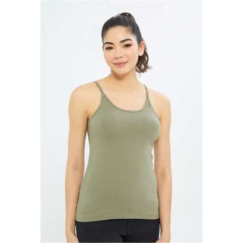Rock & Rock Strappy Vest Army Green