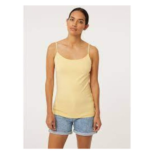 Rock & Rock Strappy Vest Pale Yellow