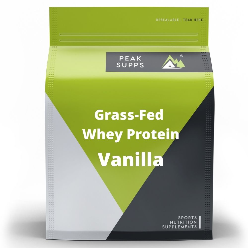 Peak Supps Grass-Fed Whey Protein Concentrate Powder 1kg