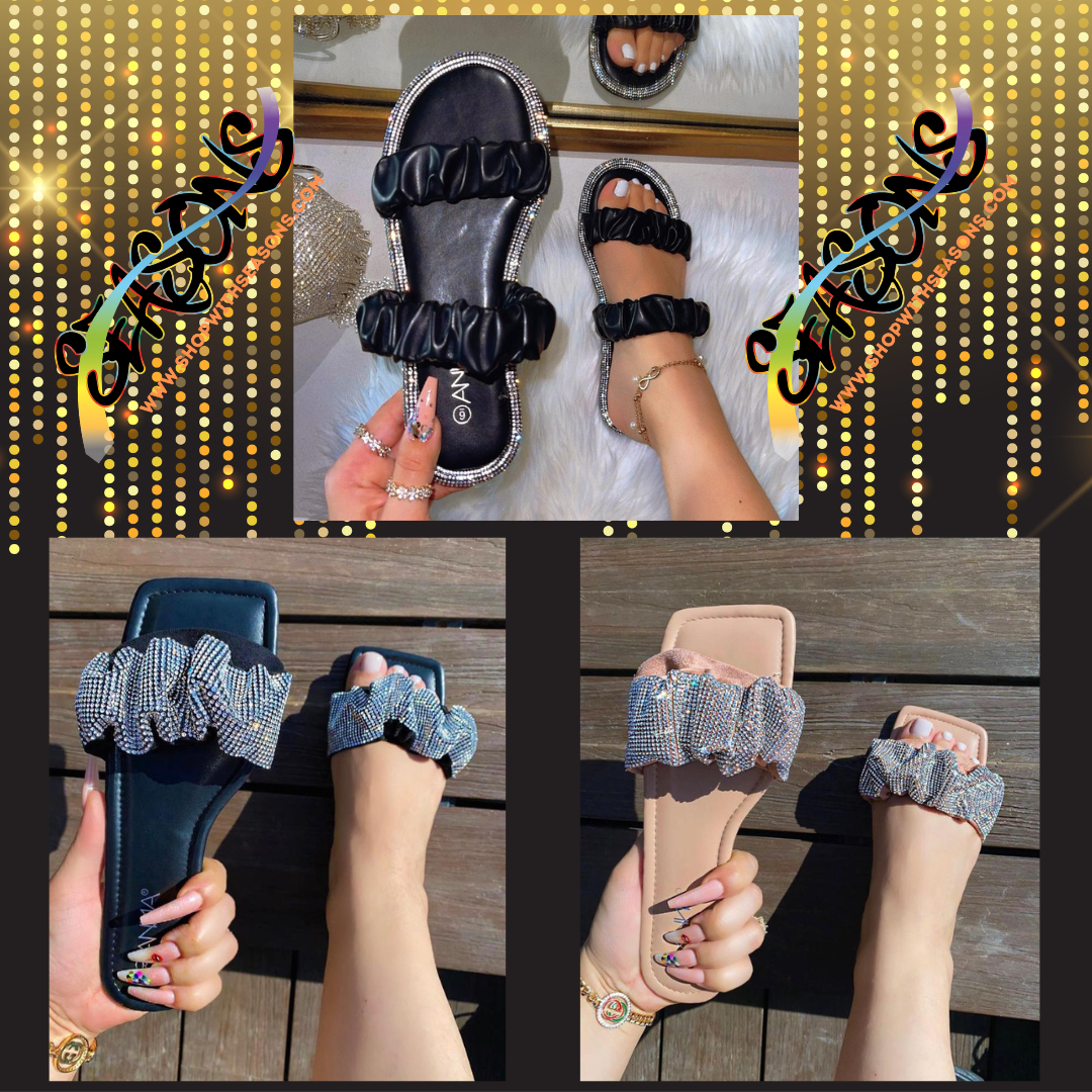 Diamond Slippers Seasons Fashion