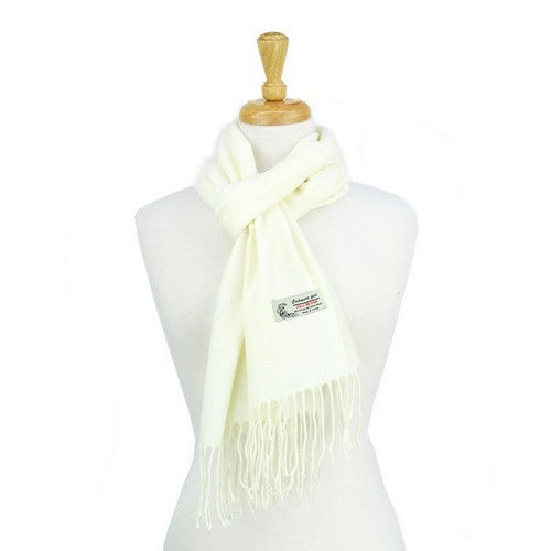 WHITE! Scarves & Shawls