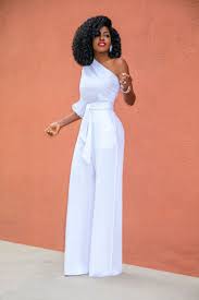 White Jumpsuits & Rompers