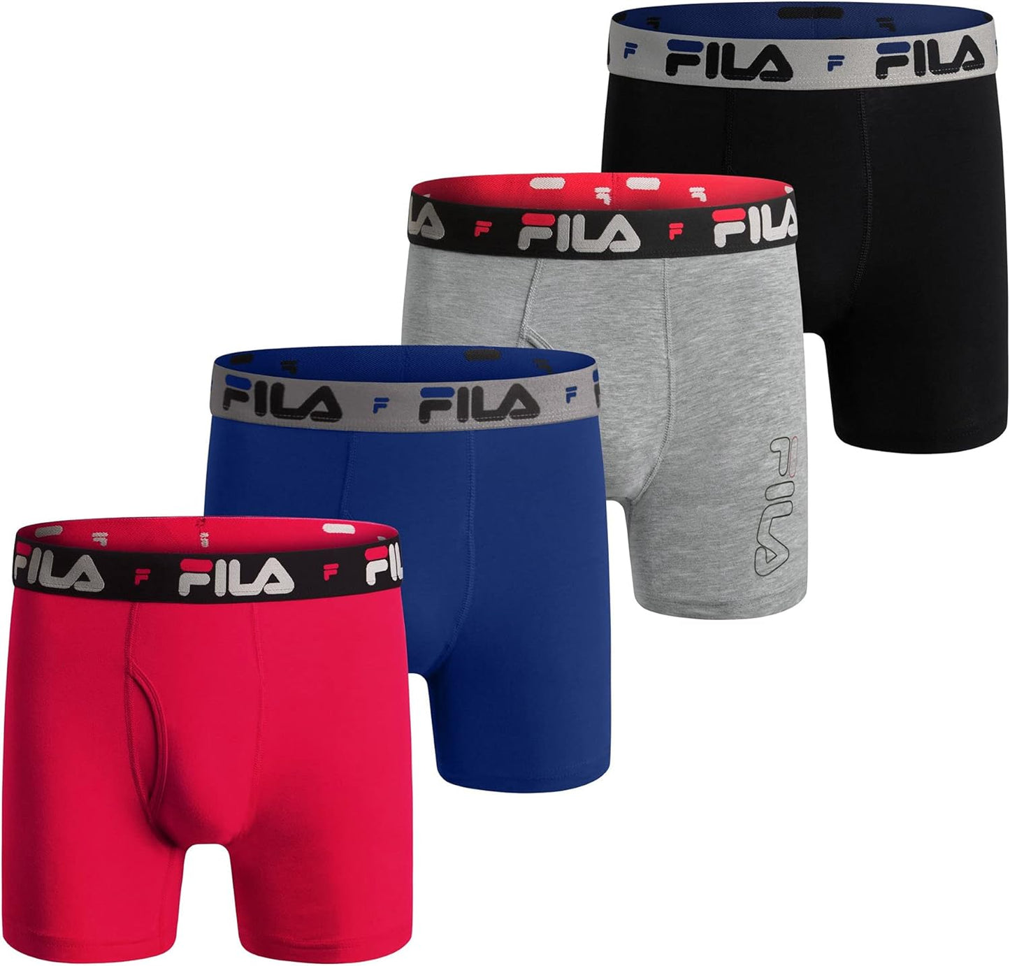 Fila Ultra Soft Cotton Boxers 4-Pack