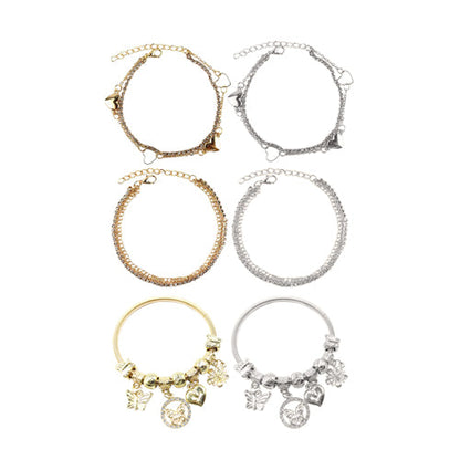 EBR2194E Butterfly Charm Bracelet