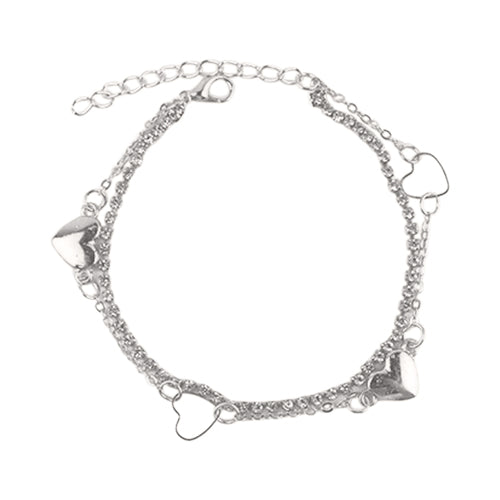 Heart Charm Anklet