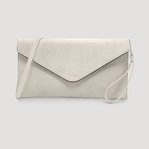 Envelope Clutch in Cream Beige