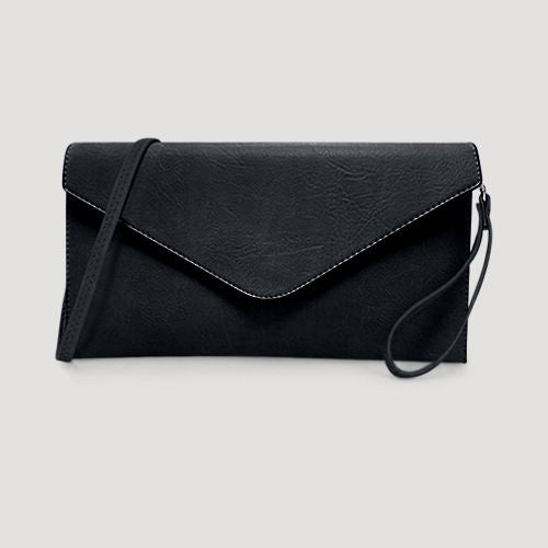 Envelope Clutch in Black