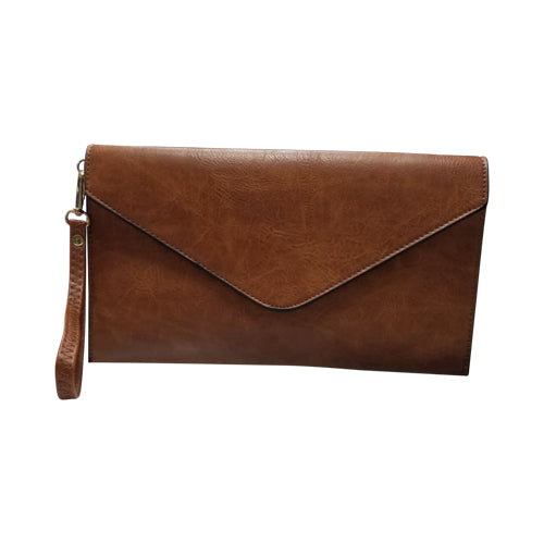 Envelope Clutch Tan Brown