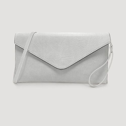 Envelope Clutch in White