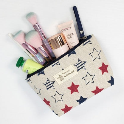 Canvas Cosmetic Bag