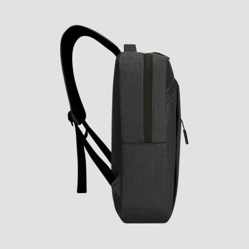 Backpack with Integrated Charging Cable in Black