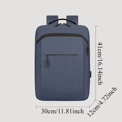 Backpack with Integrated Charging Cable in Blue