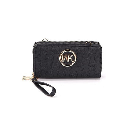 MK Double Zip Wallet