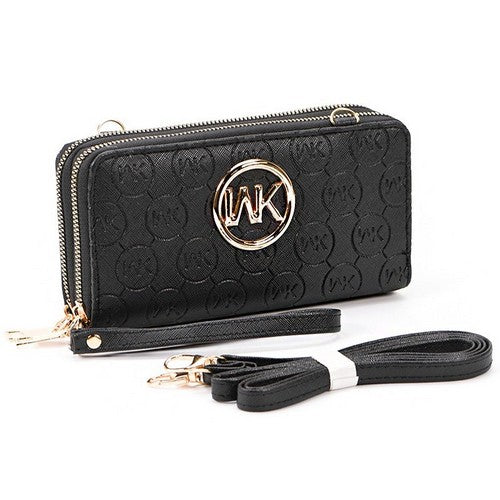 MK Double Zip Wallet