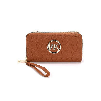 MK Double Zip Wallet