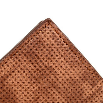 Laurant Bennet Bi-Fold Wallet in Brown Micro Dotted Pattern