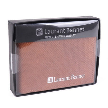 Laurant Bennet Bi-Fold Wallet in Brown Snake Pattern