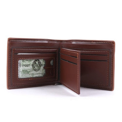 Laurant Bennet Bi-Fold Wallet in Brown Snake Pattern