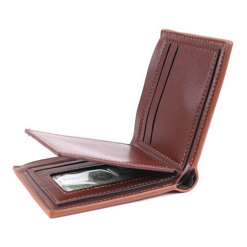 Laurant Bennet Bi-Fold Wallet in Brown Snake Pattern