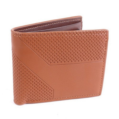 Laurant Bennet Bi-Fold Wallet in Brown Micro Star Pattern