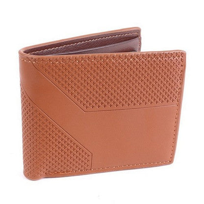 Laurant Bennet Bi-Fold Wallet in Brown Micro Star Pattern