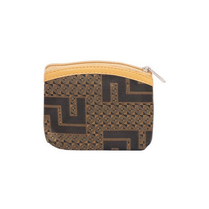 Monogram Print Coin Purse