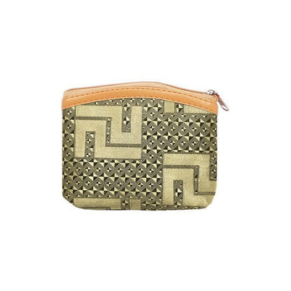 Monogram Print Coin Purse