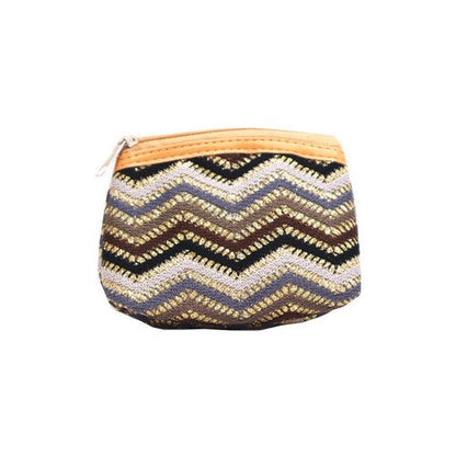 Zig Zag Glitter Coin Purse