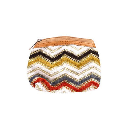 Zig Zag Glitter Coin Purse