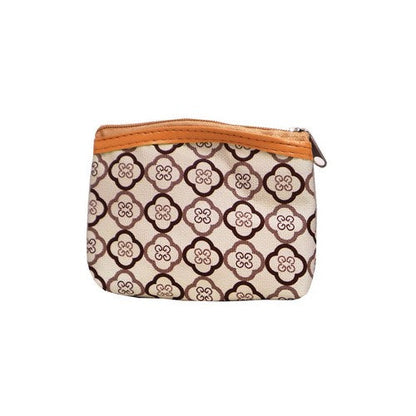 Monogram Print Coin Purse