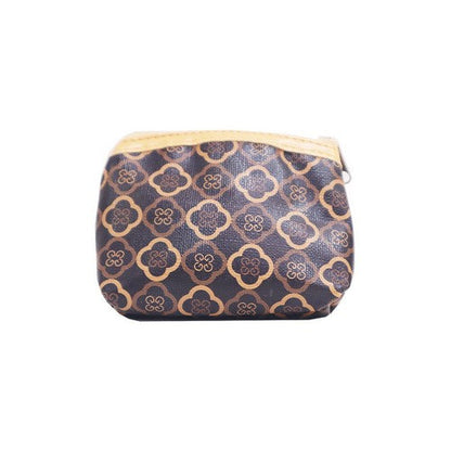 Monogram Print Coin Purse