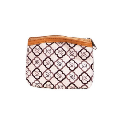 Monogram Print Coin Purse