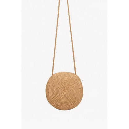 Straw Globe Side Bag