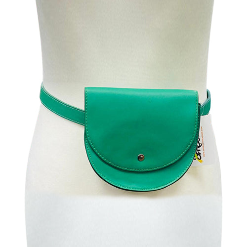 Saddle Bag Belted Fanny Pack Green