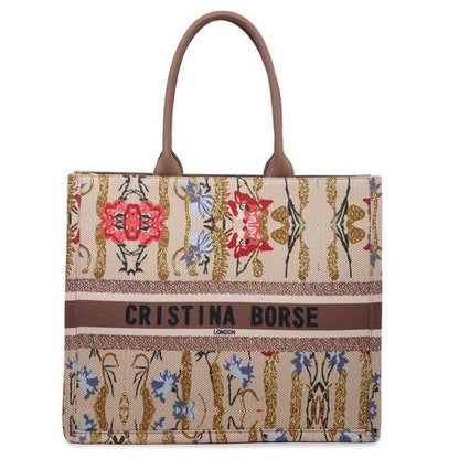 Cristina Borse Oversize Fabric Tote