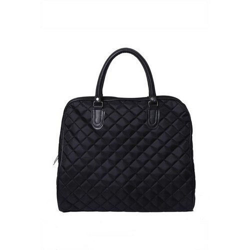 HL00428-NM Quilted Leather Carry On Bag 