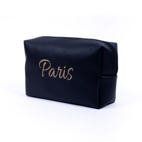 Paris Makeup Bag in Black
