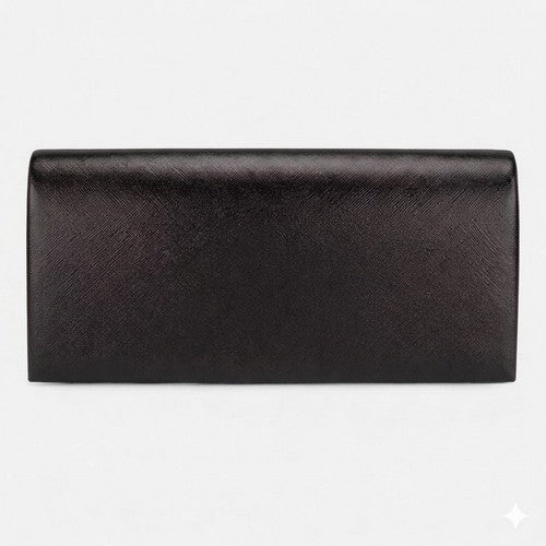 Metallic Clutch Bag in Black
