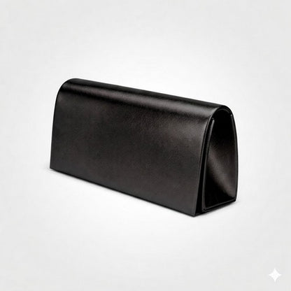 Metallic Clutch Bag in Black