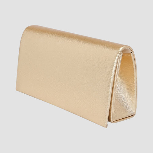 Metallic Clutch Bag in Gold