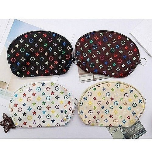 Monogram Makeup Bag in Beige