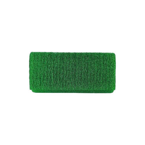 20297423 Glitter Clutch in Green